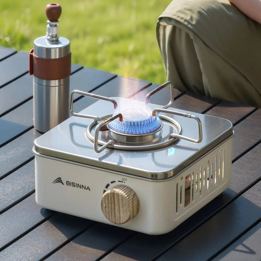Mini-Faltcamping-Kocher – tragbarer Gaskocher für Wandern & Outdoor-Kochen