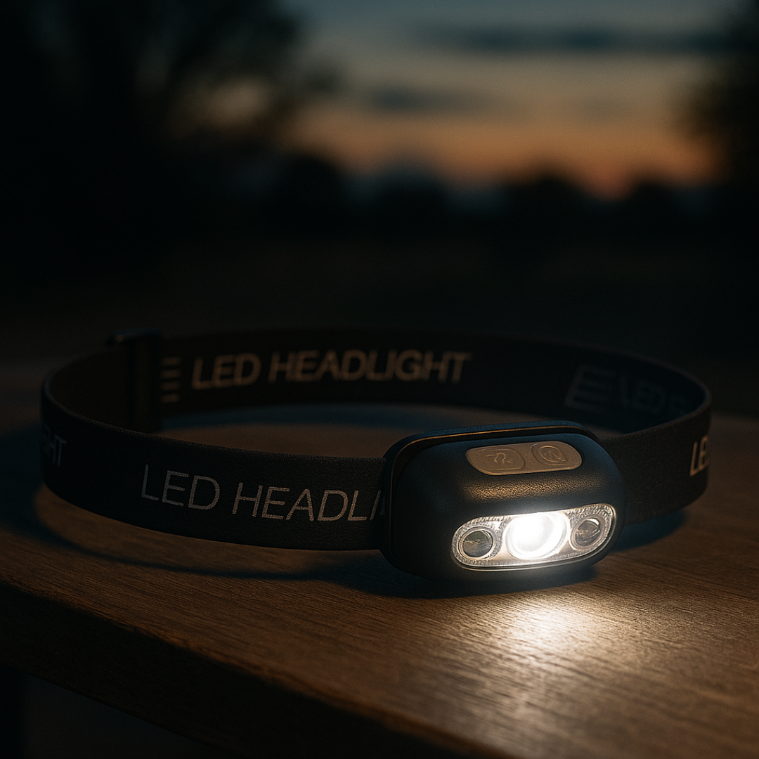 Stirnlampe LED USB aufladbar 350 Lumen – MotionBeam Mini