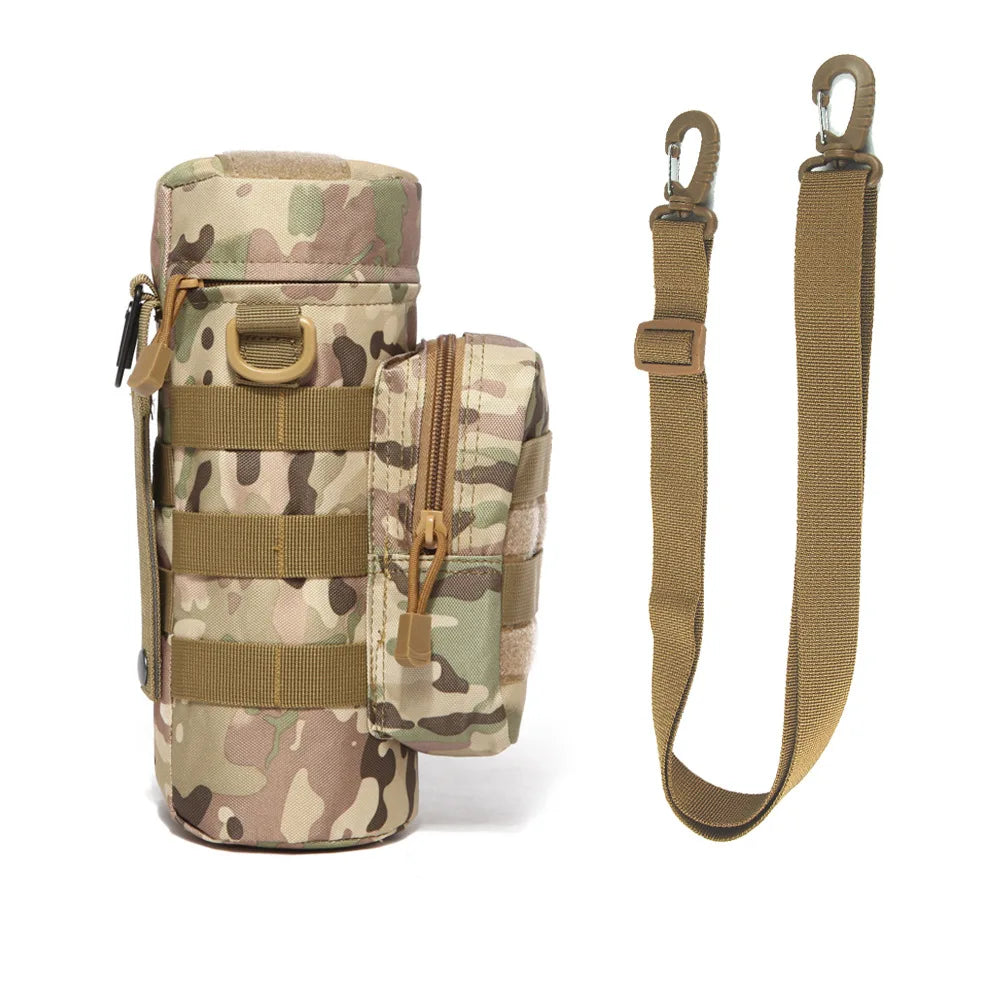 Tactical MOLLE Trinkflaschentasche – isoliert, abnehmbarer Riemen