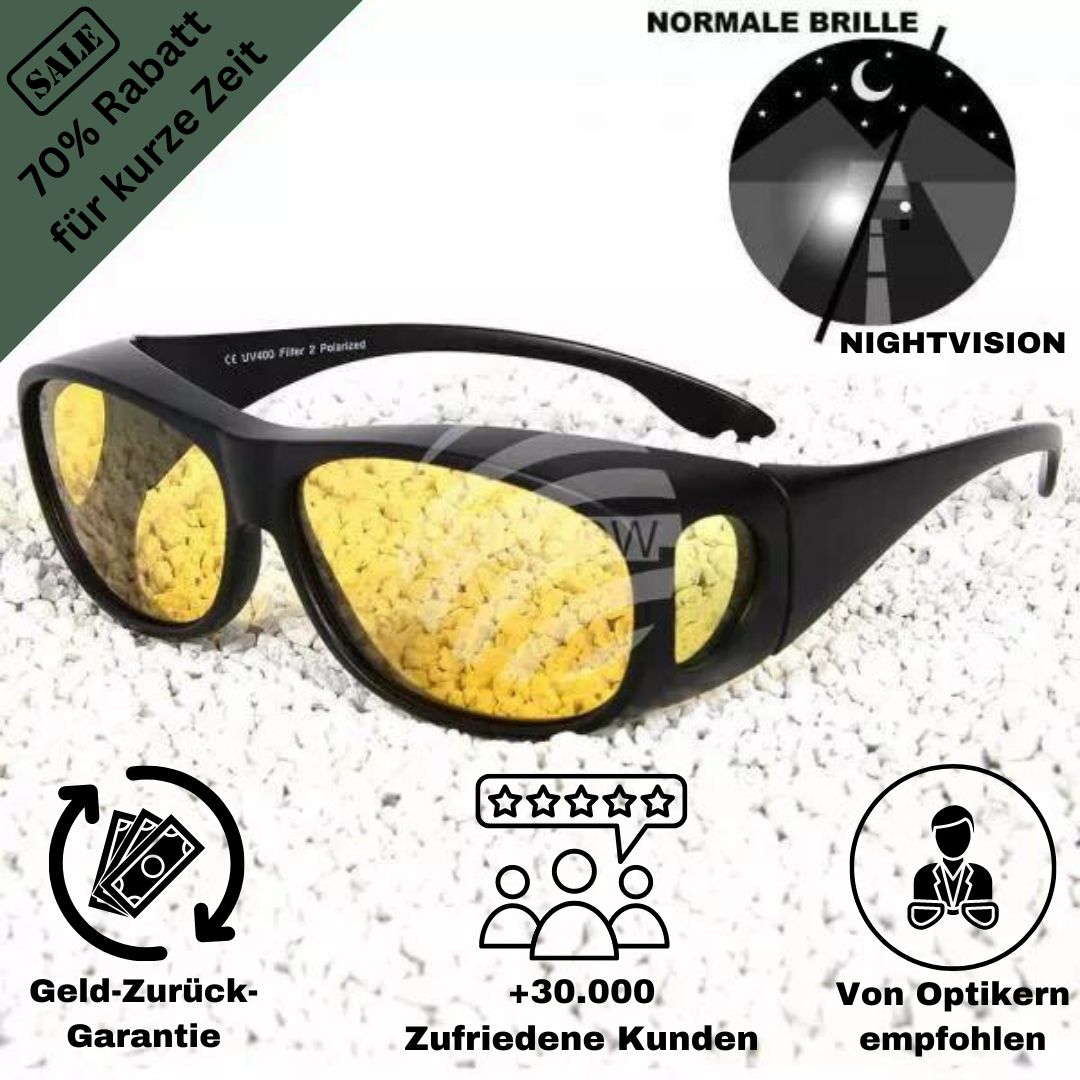 Rebolet | NightVision Nachtbrille - klares und besseres Sehen bei Nebel und Dunkelheit