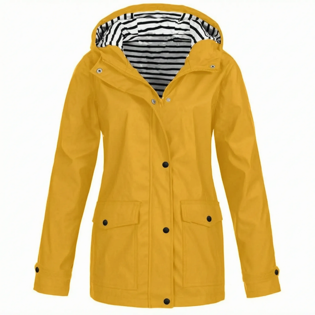 Aerojack Legere Kapuzenjacke Mit Streifenmuster