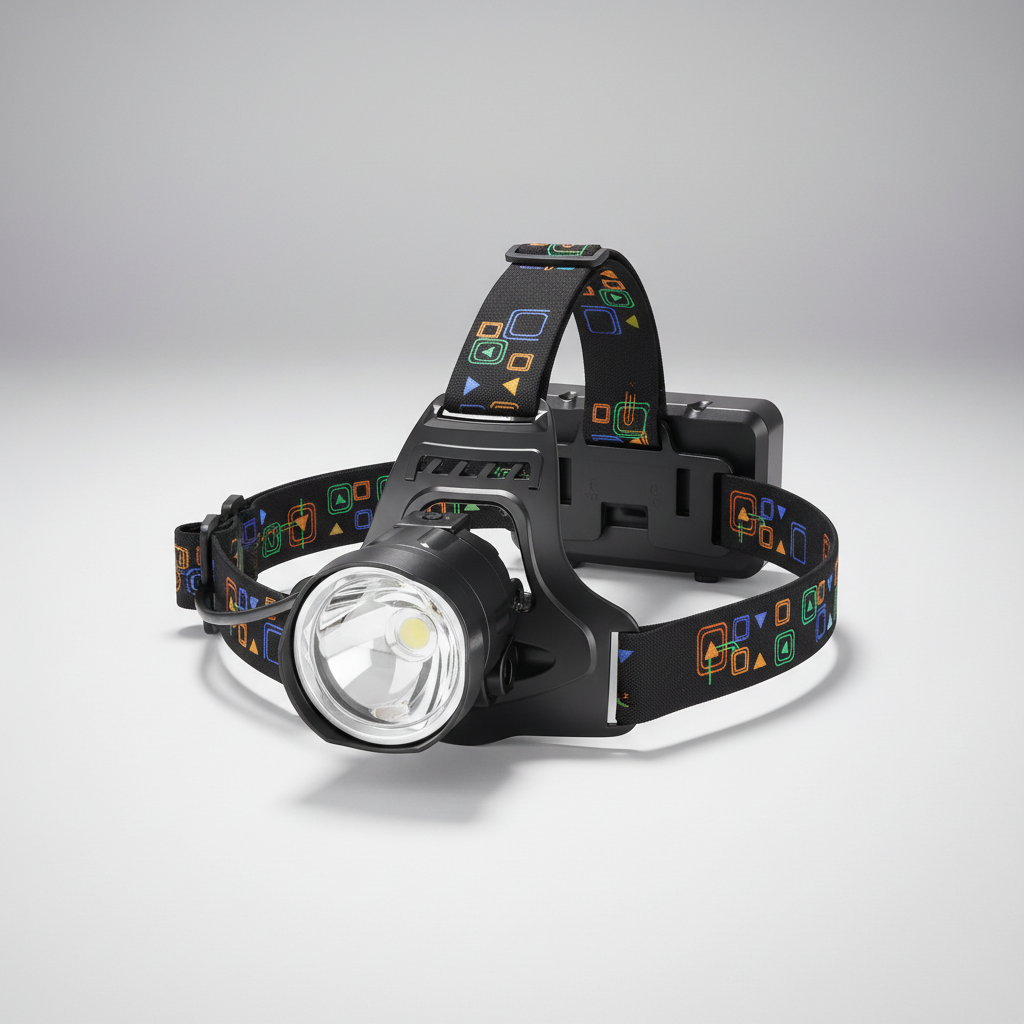 | Brightara Zoombare aufladbare Stirnlampe