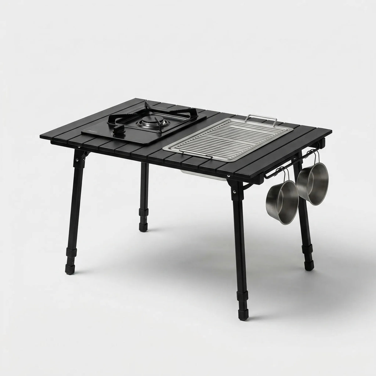 Fieldrix Klappbarer IGT-Campingtisch Mit Grill