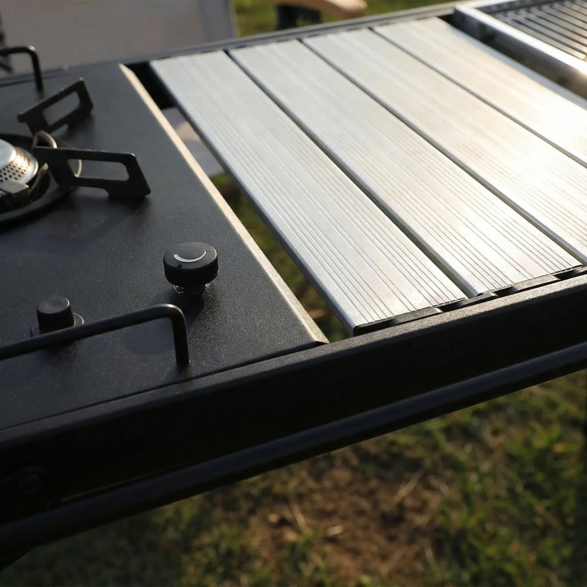Fieldrix Klappbarer IGT-Campingtisch Mit Grill