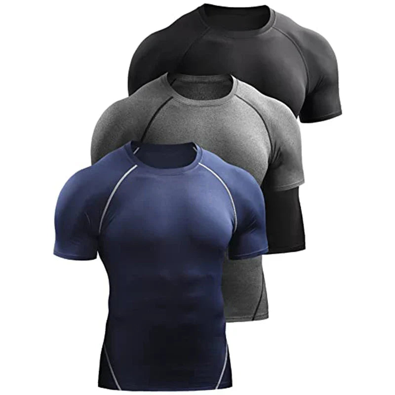 FlexionX Kurzarm-Kompressions-T-Shirt