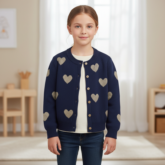 Meadow Kinder Strickjacke