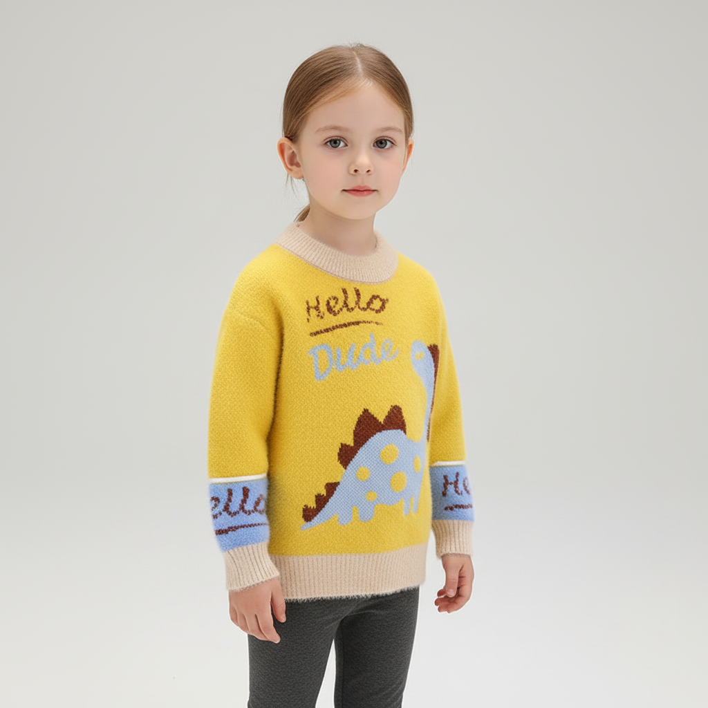Kinder Cartoon-Pullover