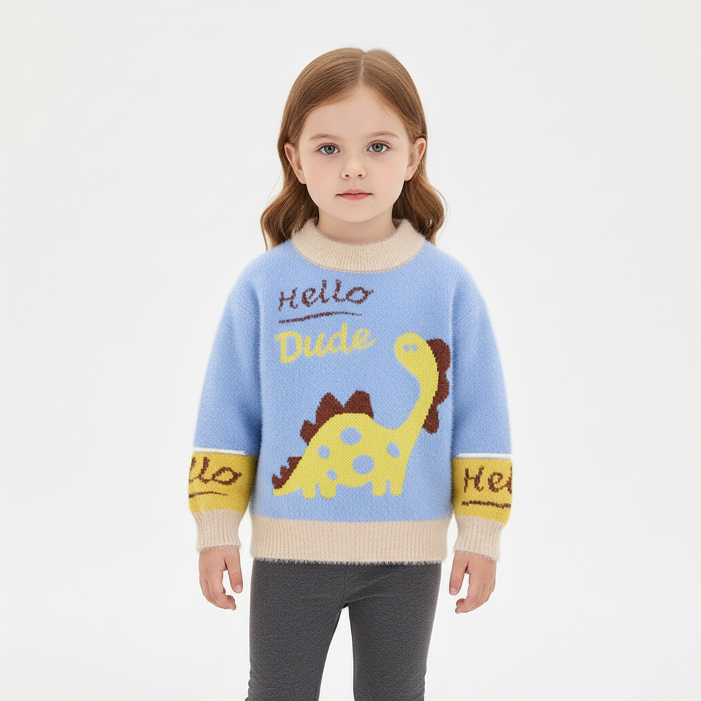 Kinder Cartoon-Pullover