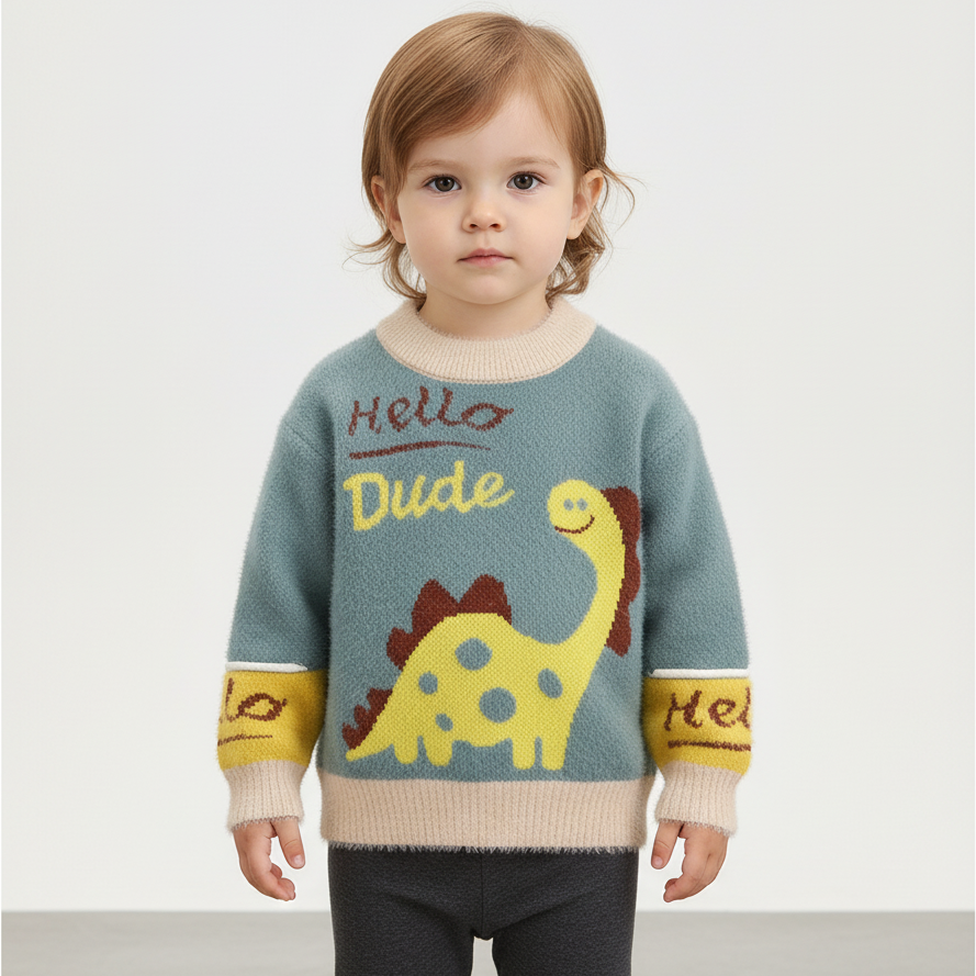 Kinder Cartoon-Pullover