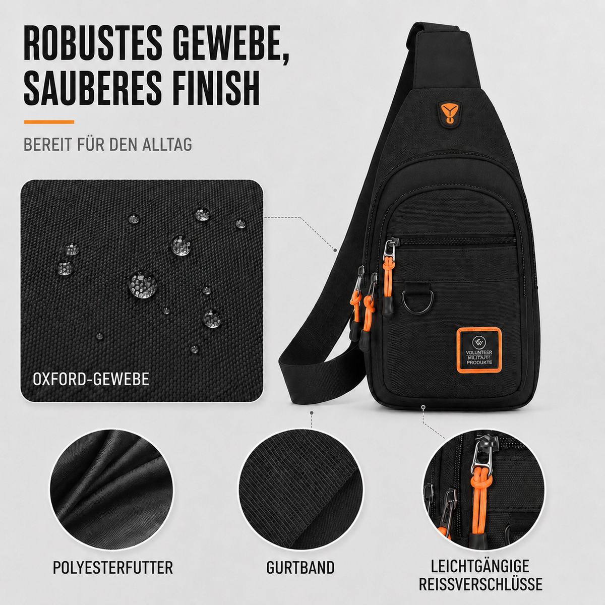 Kleine Crossbody-Umhängetasche