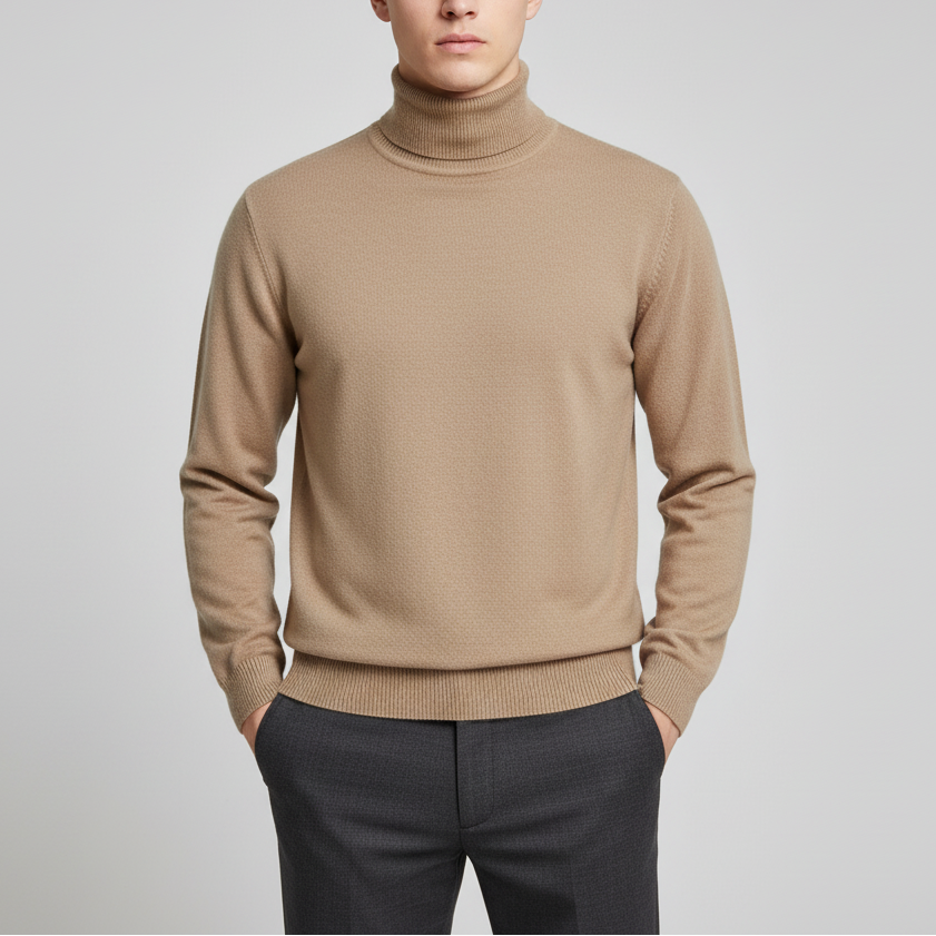 Strick Rollkragenpullover
