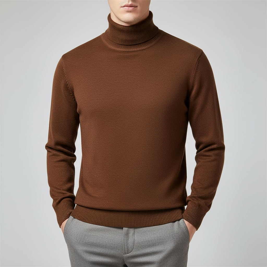 Strick Rollkragenpullover