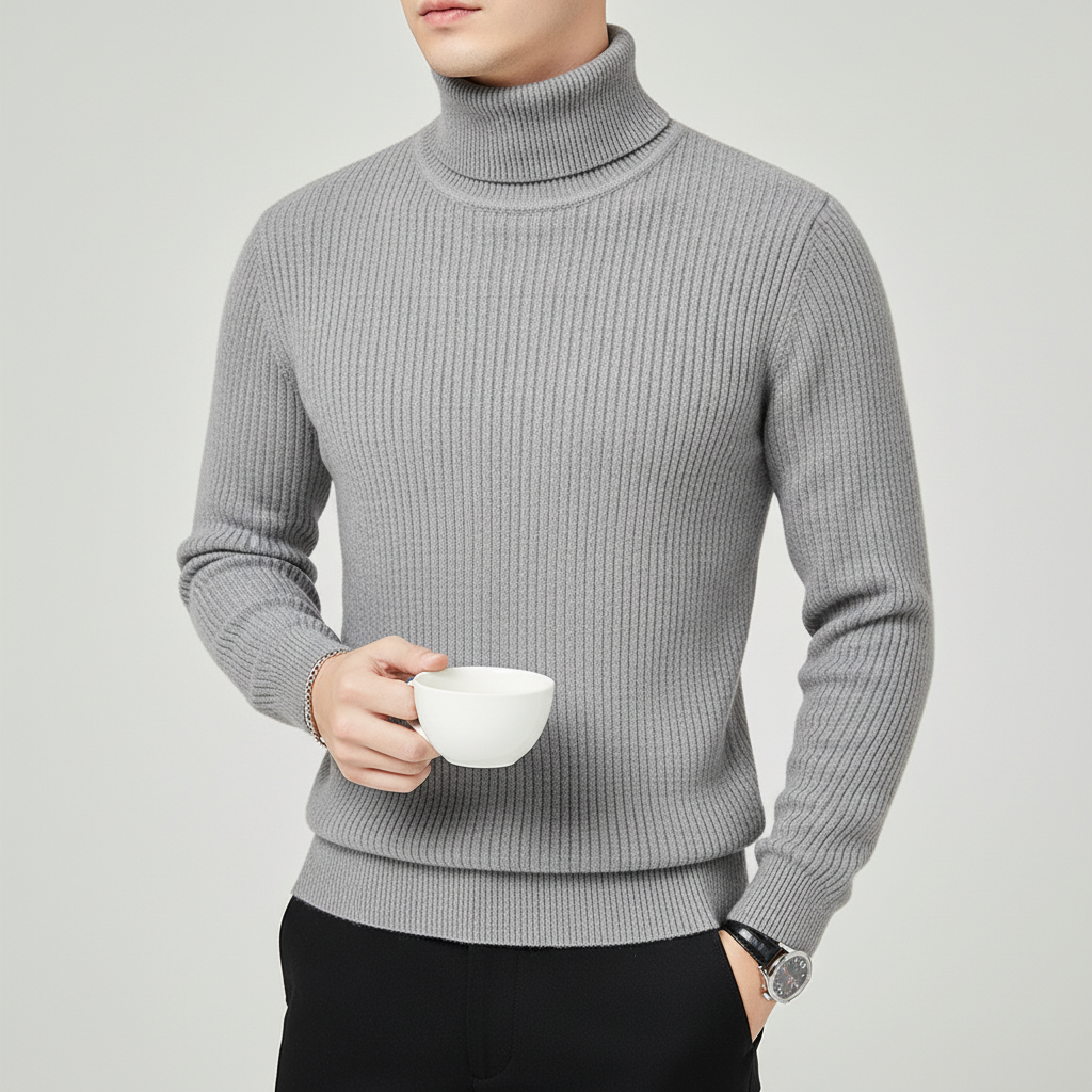 Strick Rollkragenpullover