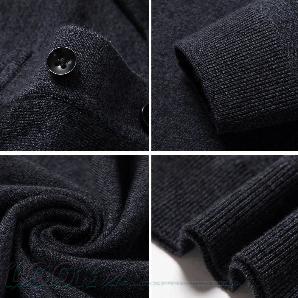 Langarm Polopullover für Herren