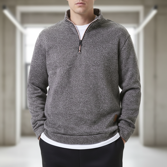 Locker geschnittener Rollkragenpullover