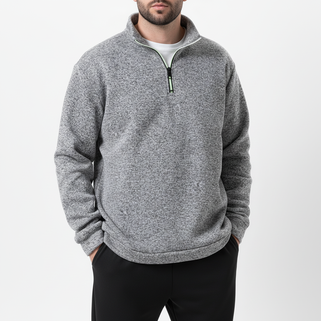 Locker geschnittener Rollkragenpullover