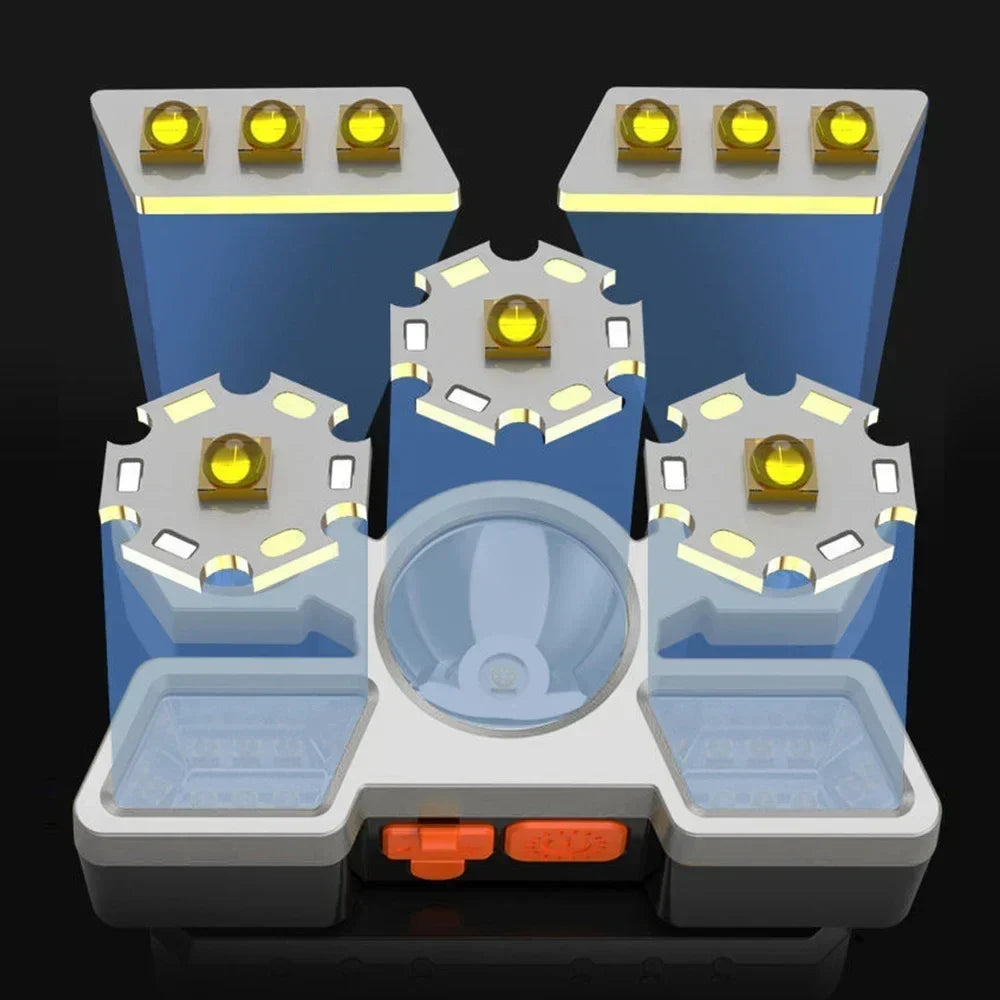 | LumaBeam Aufladbare 5-LED-Stirnlampe