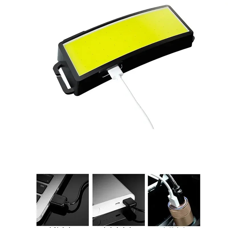 | LumenArc COB-LED-Stirnlampe mit Akku