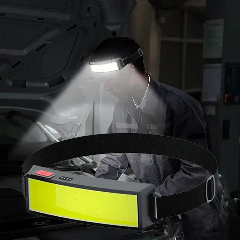 | LumenArc COB-LED-Stirnlampe mit Akku