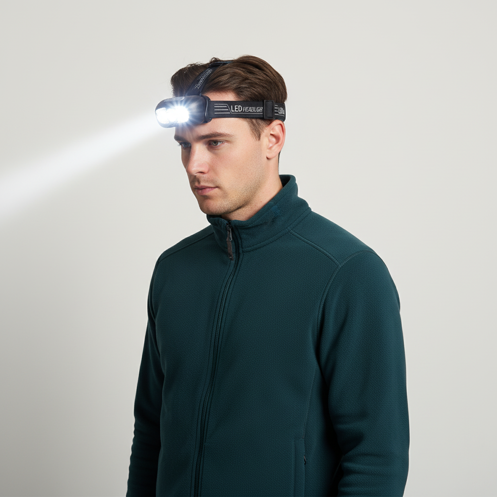 | Luminexar Stirnlampe mit USB-C Akku