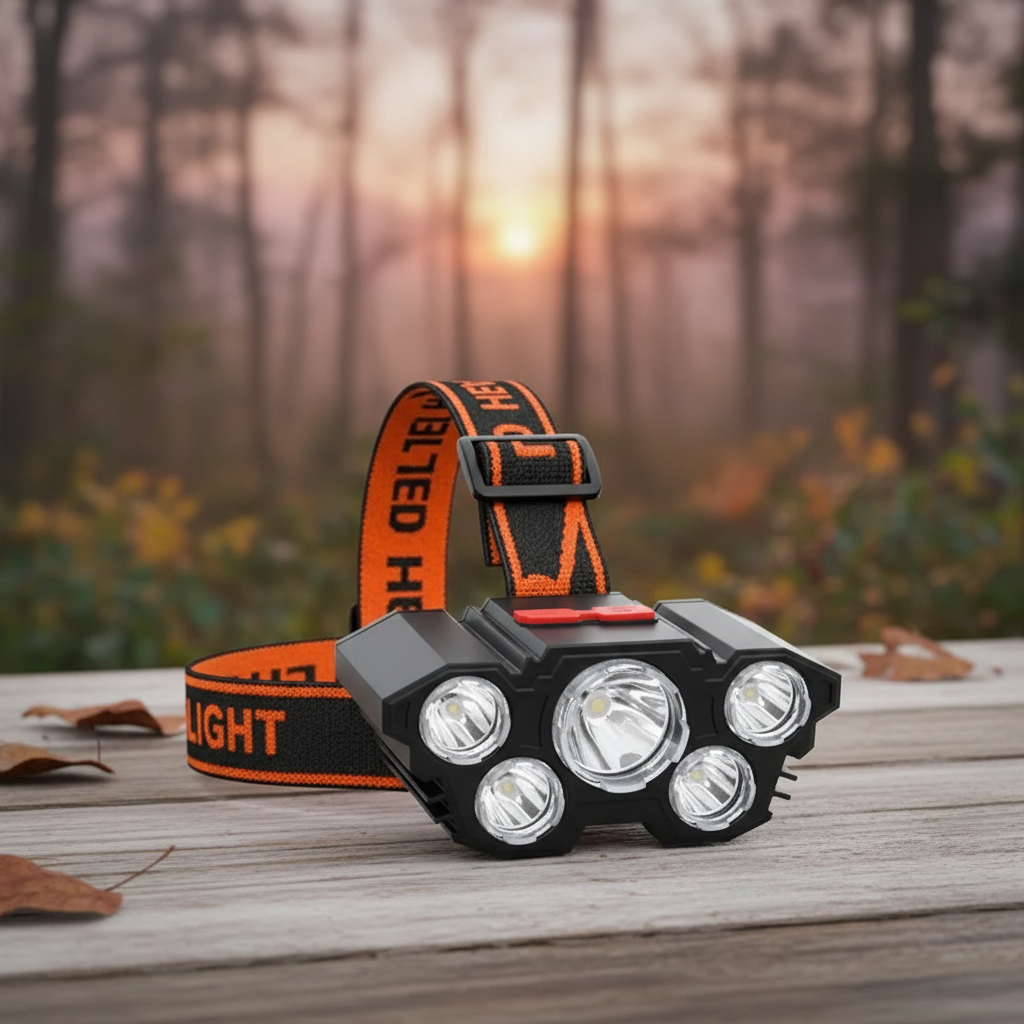 | Luminexis Stirnlampe mit wiederaufladbarem LED