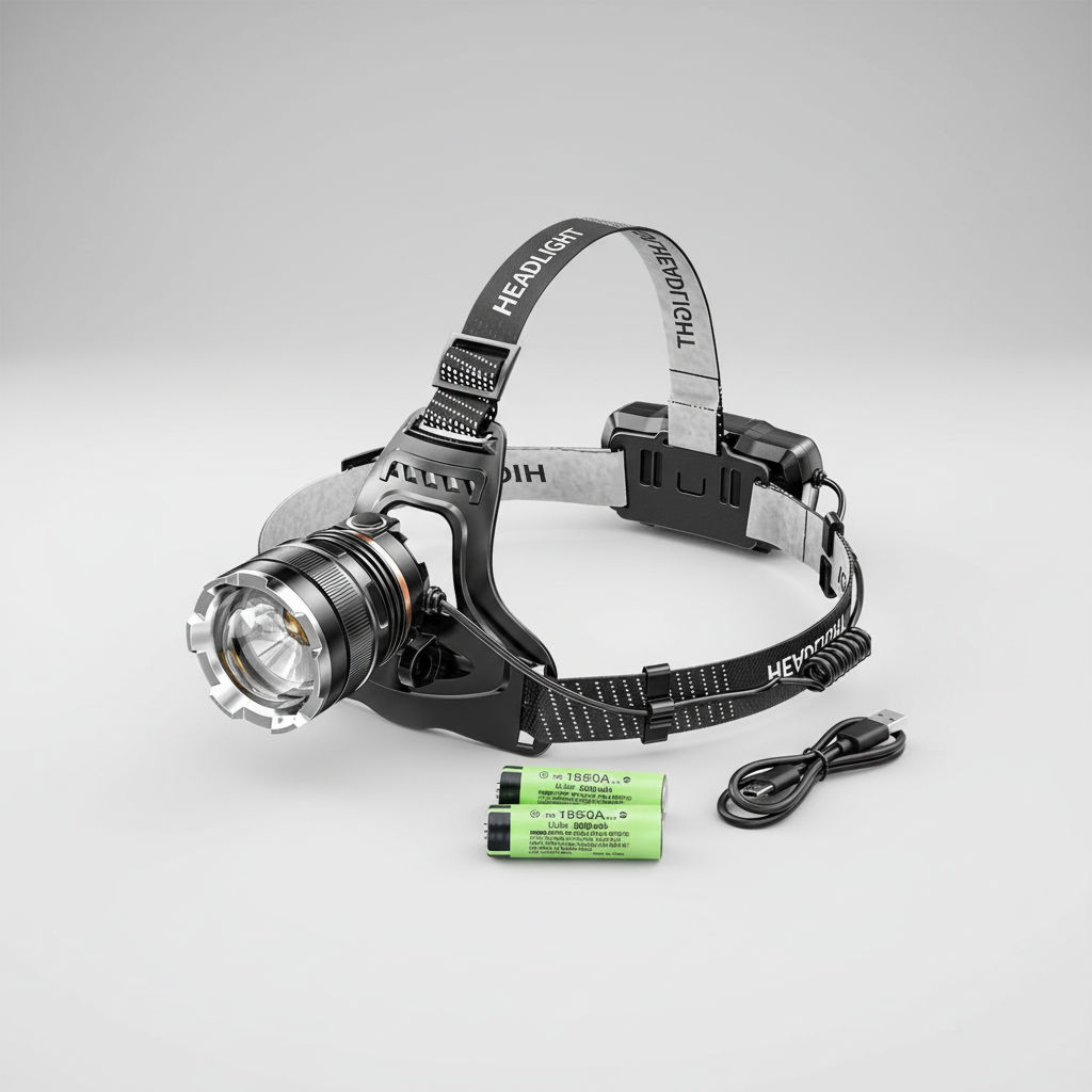 | Lumitrex Aufladbare LED-Stirnlampe