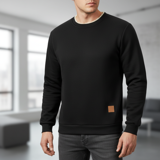 Herren Rundhals-Pullover