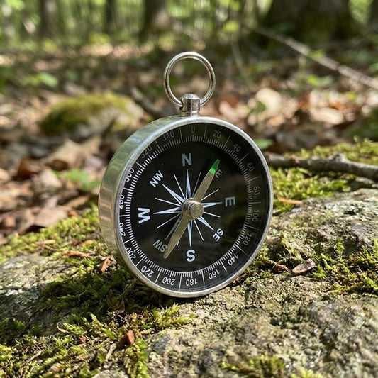 Navipod Rundes Taschenkompass-Anhänger