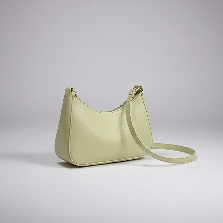 Kleine weiche PU-Schultertasche