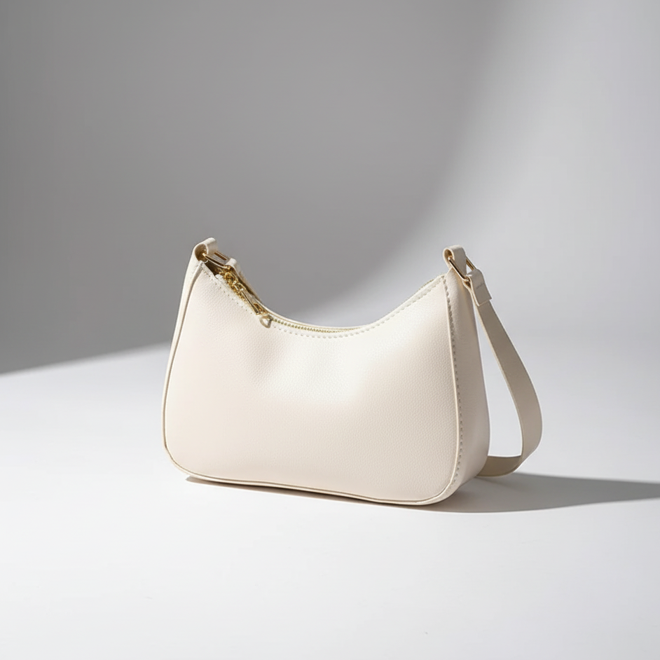 Kleine weiche PU-Schultertasche