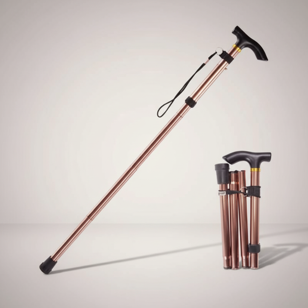 | StrideFold Teleskop-Wanderstock klappbar