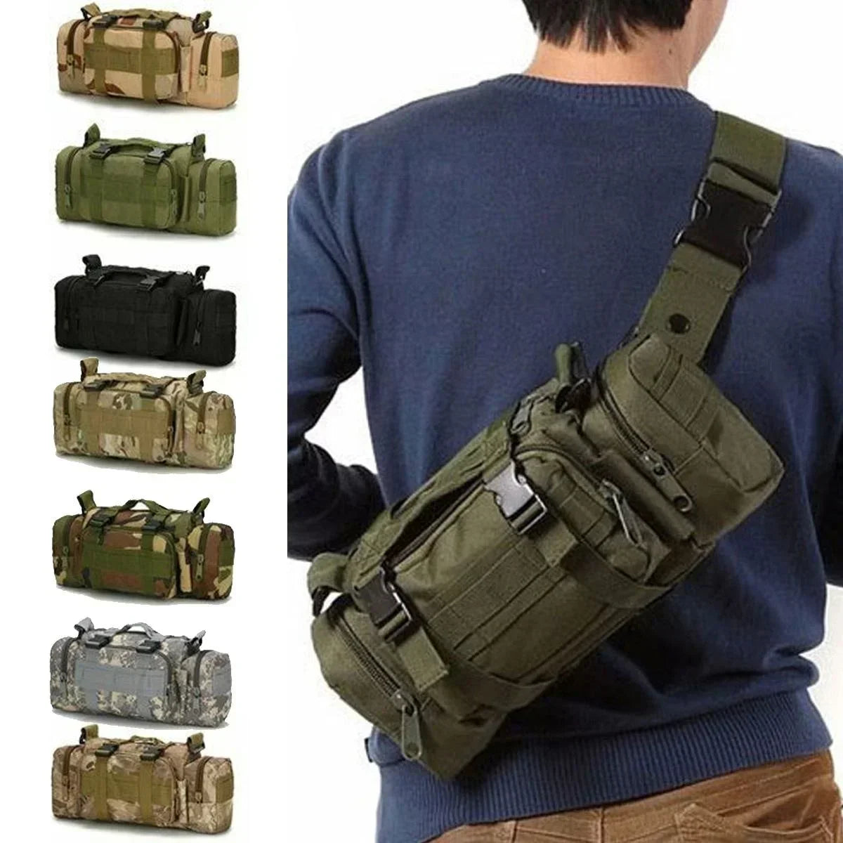 TerraCarry Taktische Hüft- und Sling-Tasche