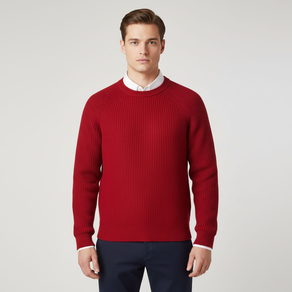 Dicker Merinowoll-Pullover