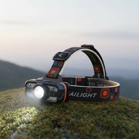 | TrailGlint USB-Stirnlampe mit Bewegungssensor