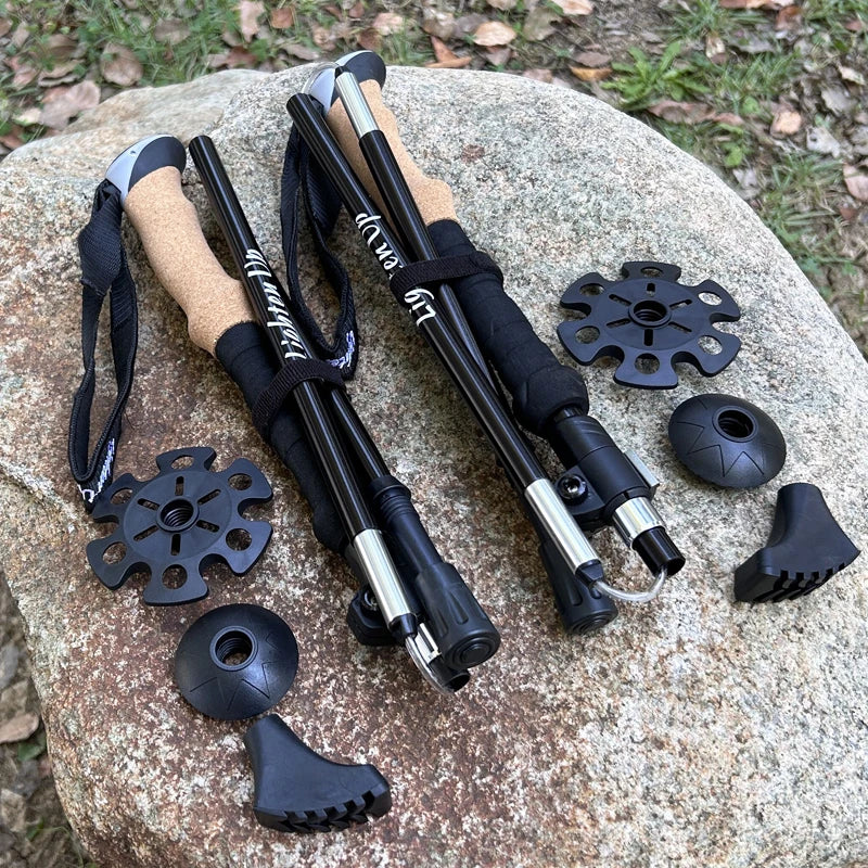 | TrailMorph Fünfteiliger klappbarer Trekking-Wanderstock