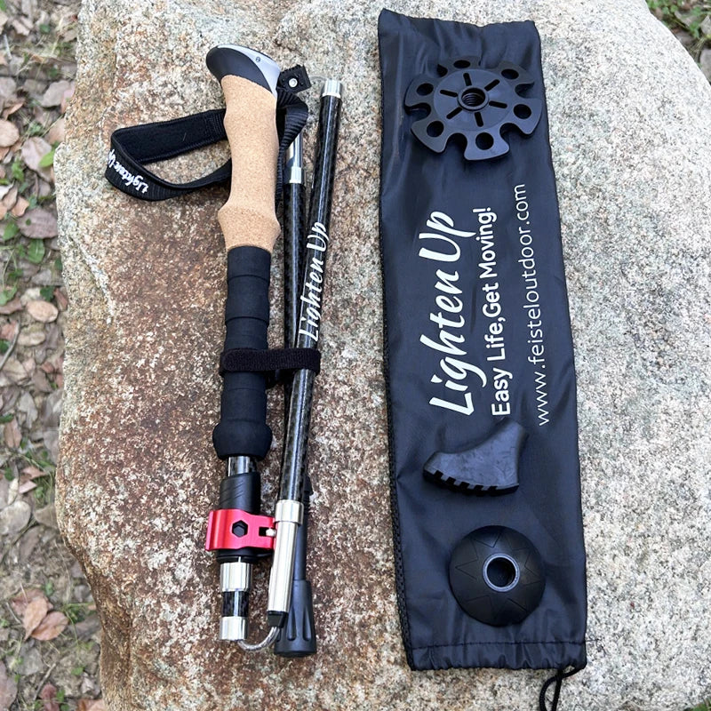 | TrailMorph Fünfteiliger klappbarer Trekking-Wanderstock