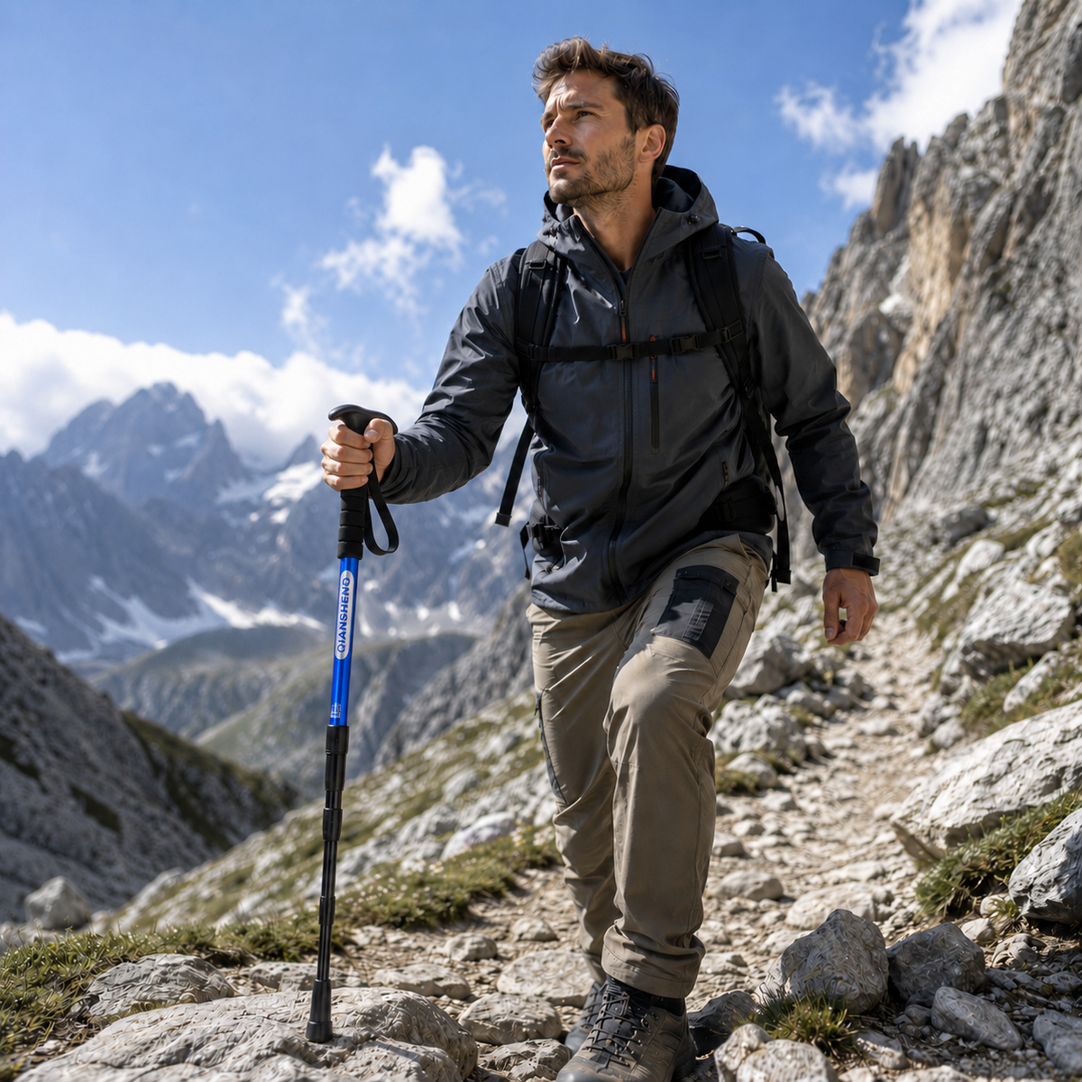 | Trailara Faltbarer Teleskop-Trekkingstab