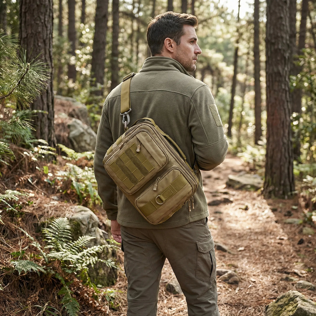 Trailborne Kompakte Sling-Crossbody-Tasche