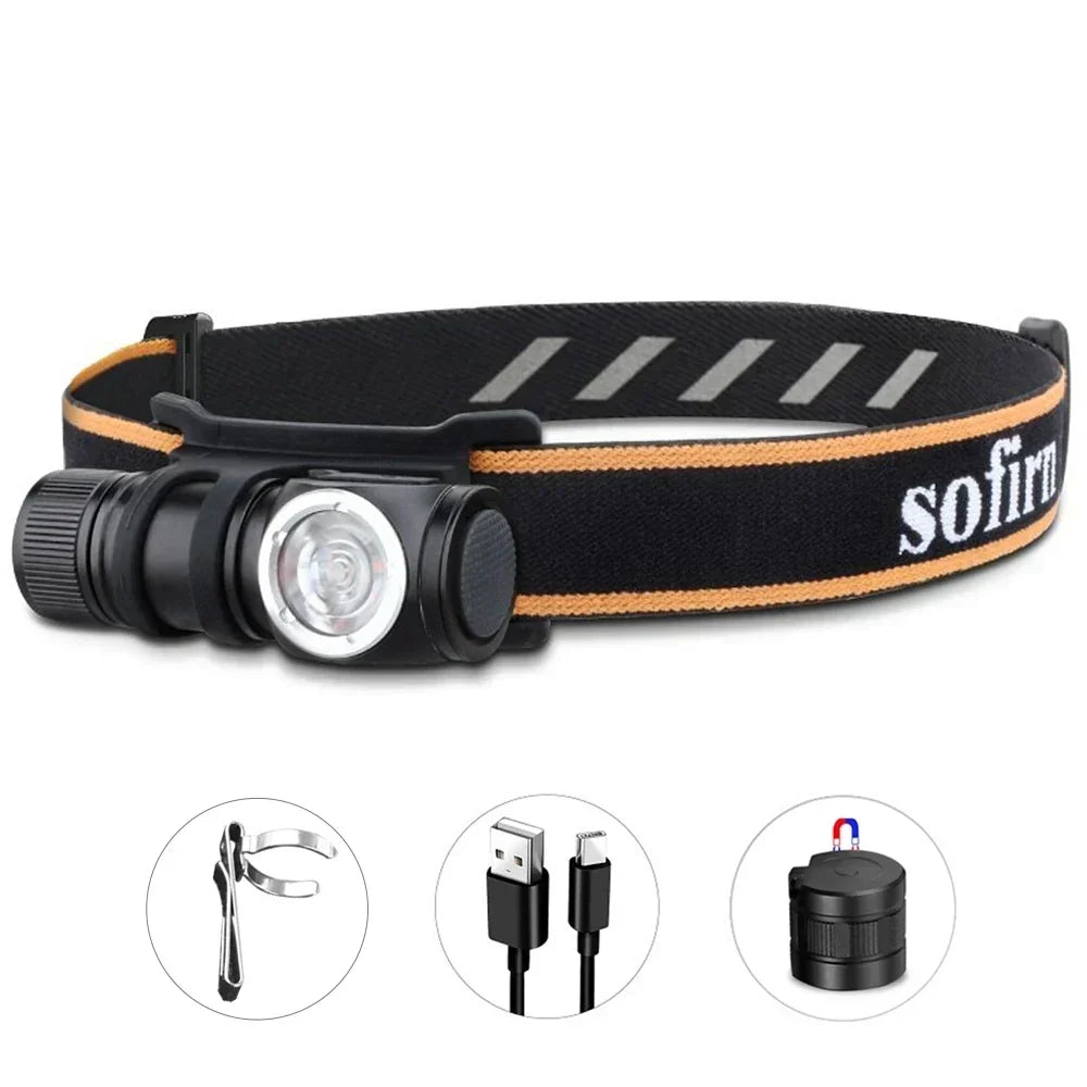 | Trailora Aufladbare LED-Stirnlampe