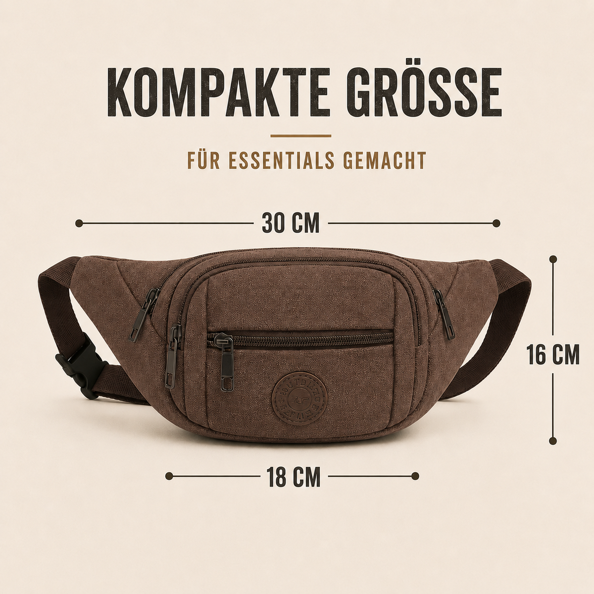 Trailridge Leichte Polyester-Gürteltasche