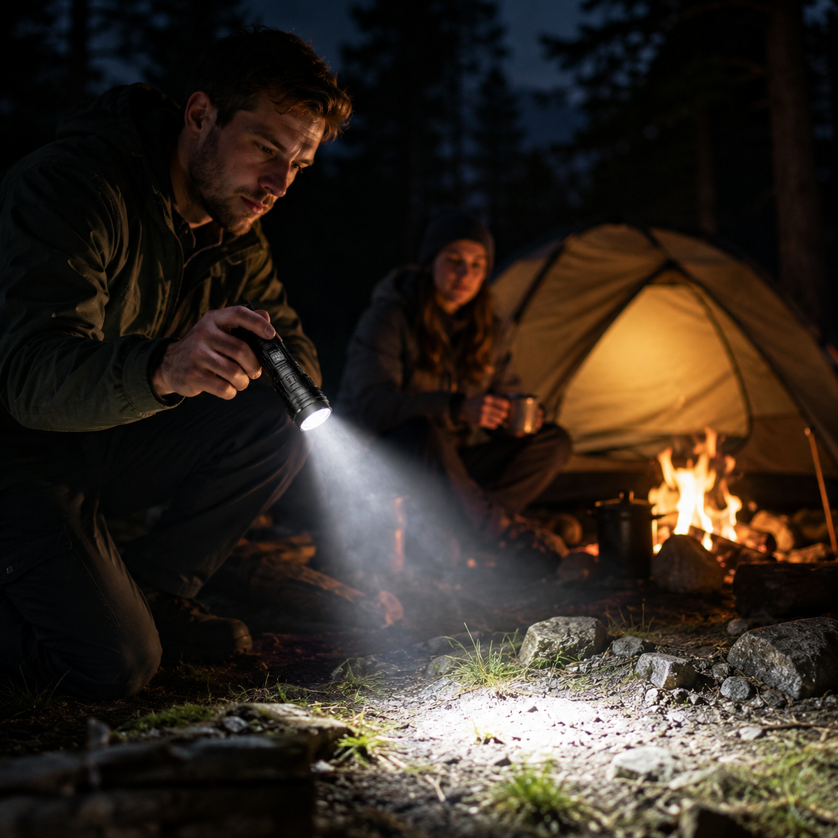 | Vantorix Hochleistungs-Taschenlampe mit Akku