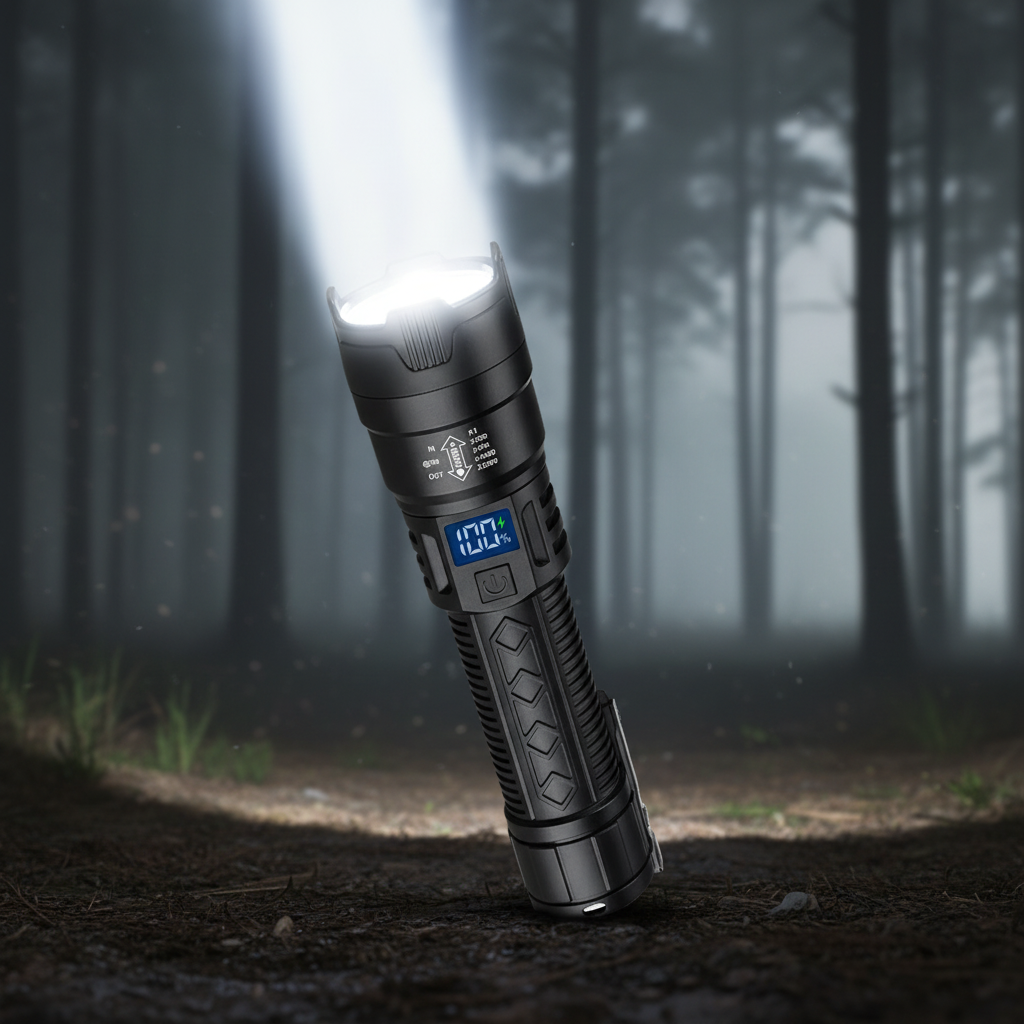 | Vantorix Hochleistungs-Taschenlampe mit Akku