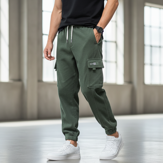 Vayrloft Elastischer Bund Cargo-Jogger