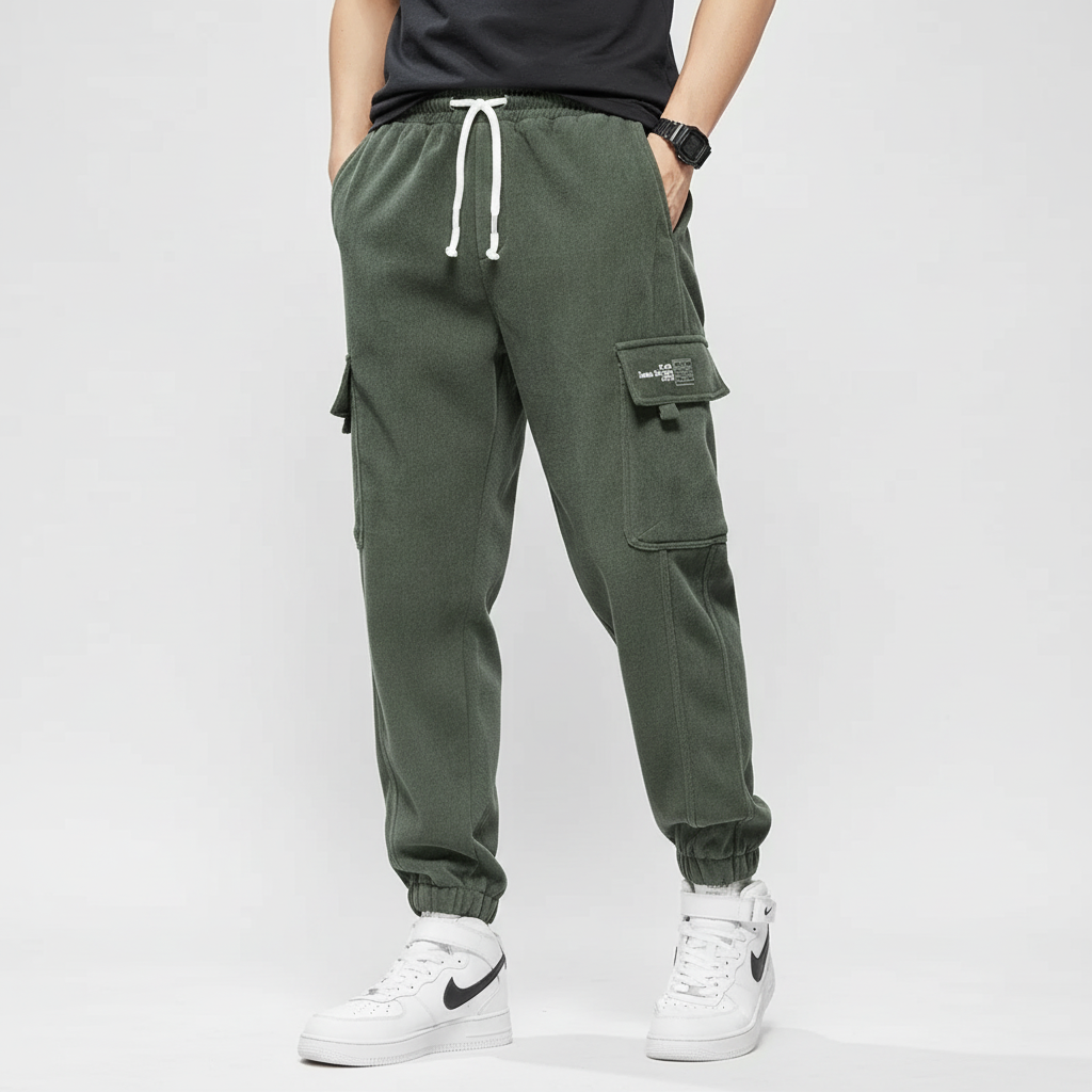 Vayrloft Elastischer Bund Cargo-Jogger