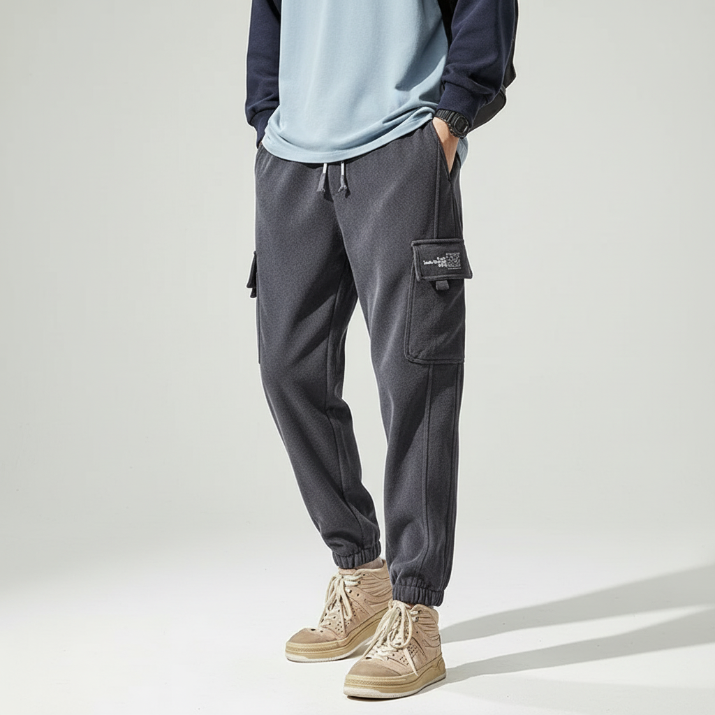 Vayrloft Elastischer Bund Cargo-Jogger