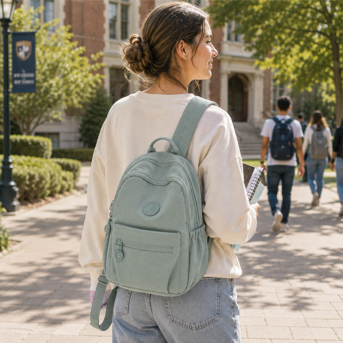 Vellora Casual Nylon Mini-Rucksack