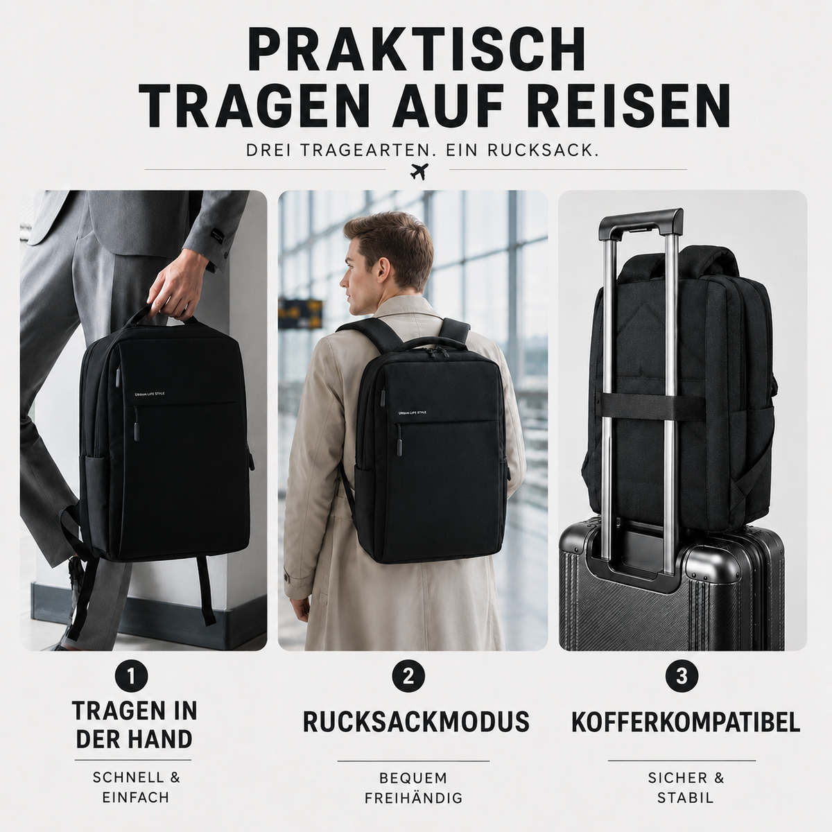 Wasserdichter Laptop-Rucksack
