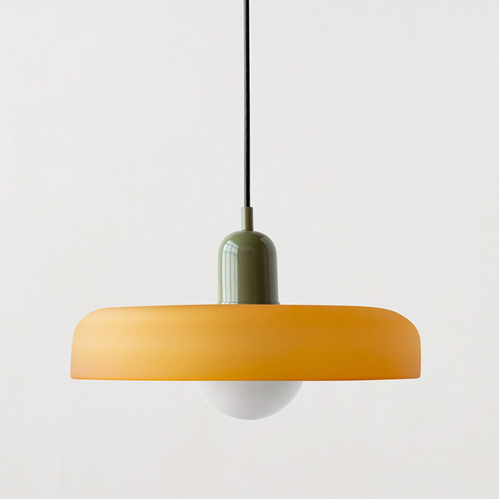 Rebolet | Bauhaus-Pendelleuchte aus farbigem Glas