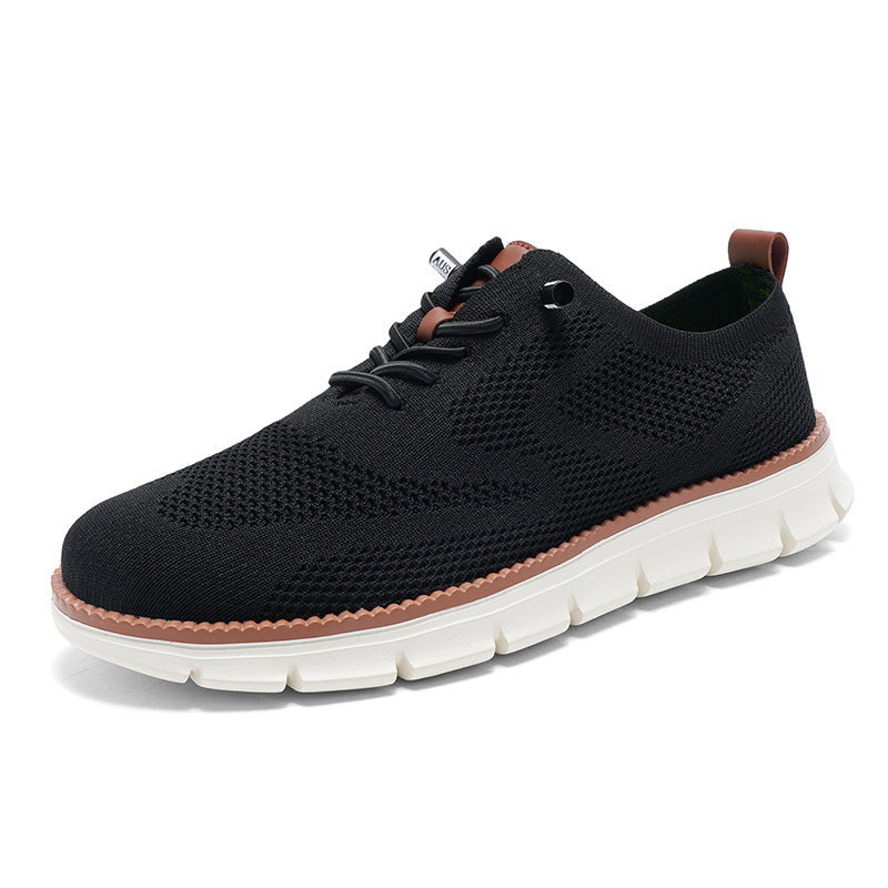 Herren-Komfortschuhe mit breiter Zehenbox
