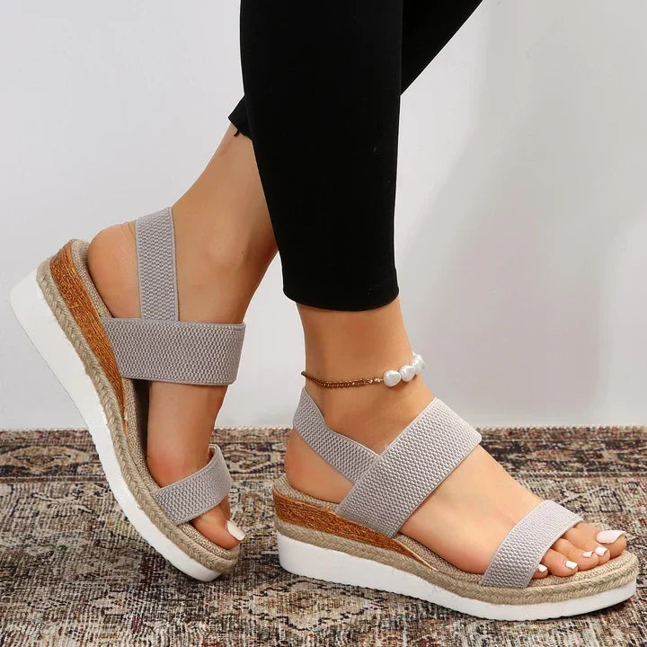 Damen-Sommersandalen mit Fußgewölbestütze